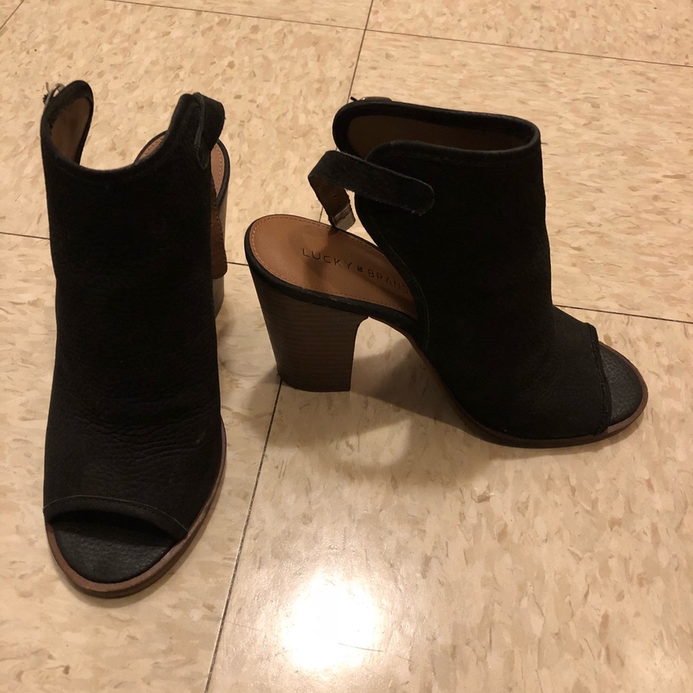 Lucky Brand block heel shoes
